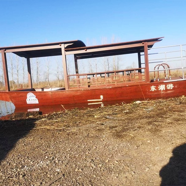 鋁合金仿木質傳統結構搖櫓船